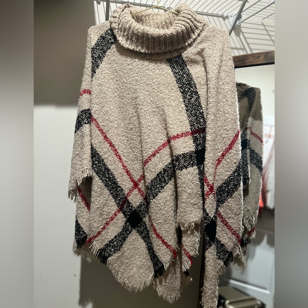 BNWOT Poncho for Fall and Winter